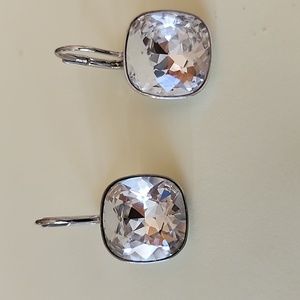 Swarovski Silver Crystal Earrings